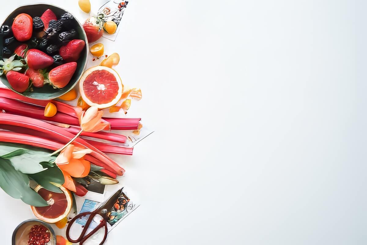 Healthy plant-based meal beautifully presented with fresh ingredients
